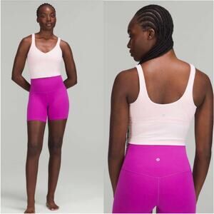 Lululemon Top Womens 8 Pink Align Tank Light Support Yoga Athletic Lounge Gym